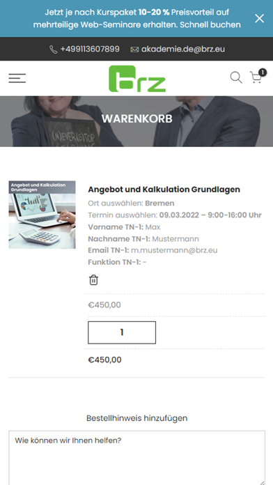 BRZ-Akademie Screenshot