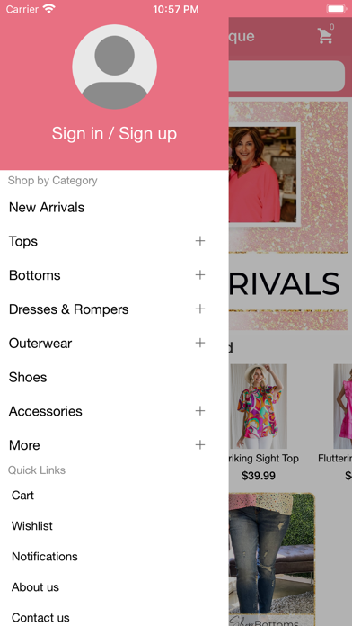 Shop The Perfects Screenshot