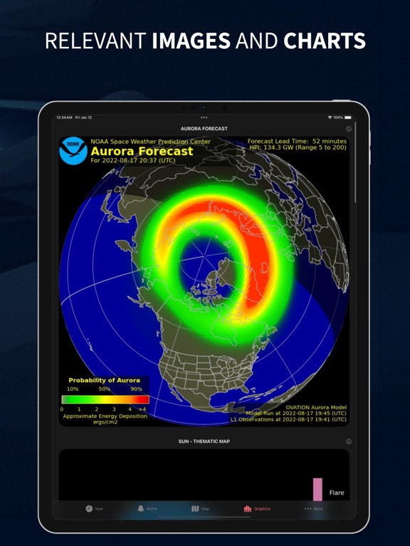 Aurora Now - Northern Lights iPad screenshot 5 - Weather app
