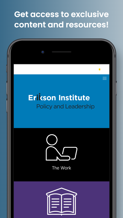 Erikson Institute - Policy Screenshot