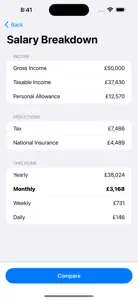 UK Income Tax Calculator screenshot #3 for iPhone