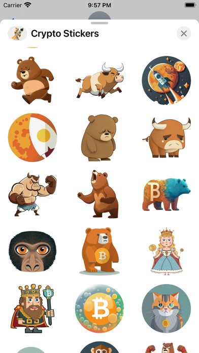 Screenshot #2 pour Crypto Sticker Set