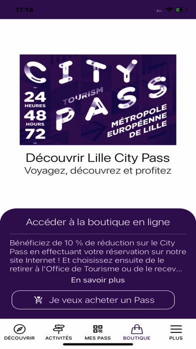 Lille City Pass Screenshot