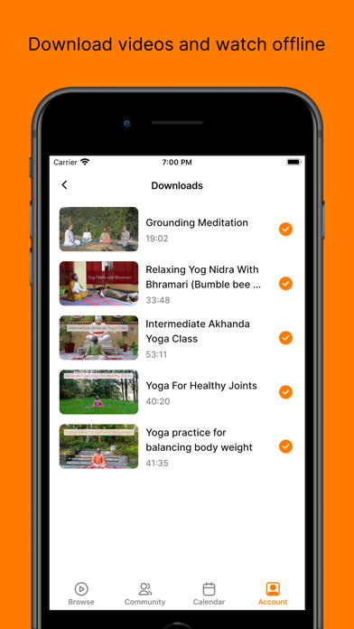 Akhanda Yoga Online Screenshot