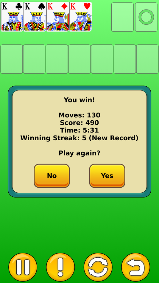#4. Solitaire ~ Card Game (iOS) 由: KARMAN Games