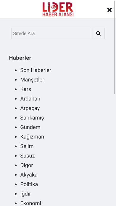 Lider Haber Ajansı Screenshot