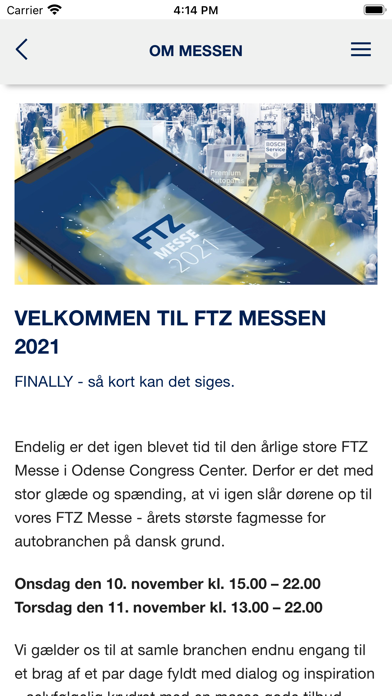 FTZ Event Screenshot