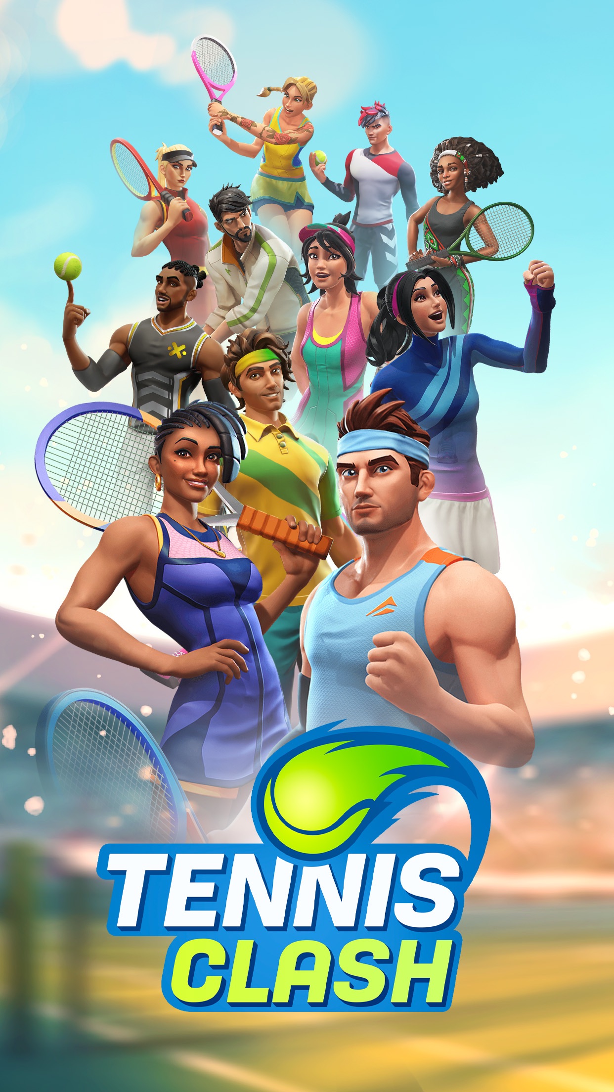 Screenshot do app Tennis Clash: Jogo de Campeões