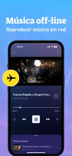 Música sin conexión amerigo16+_1