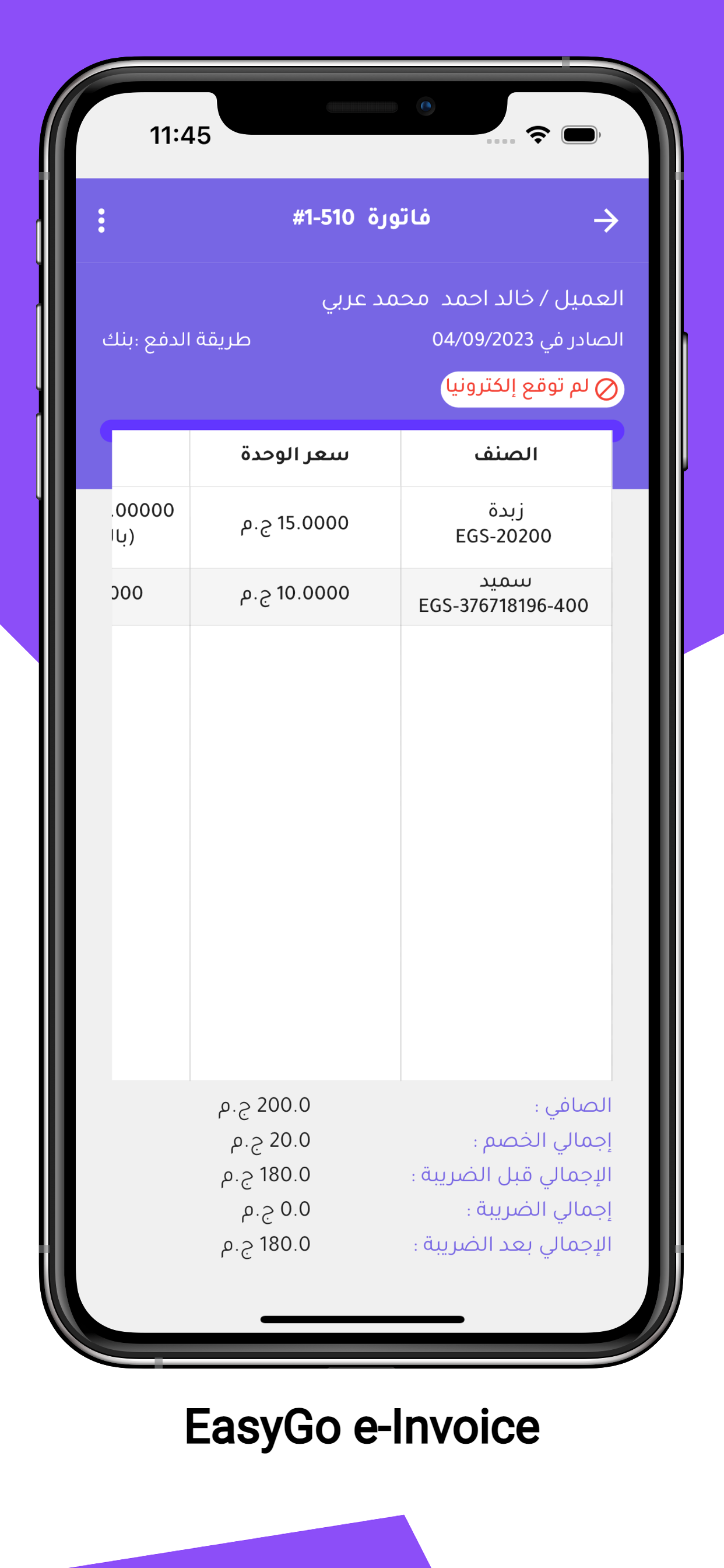 EasyGo e-Invoice