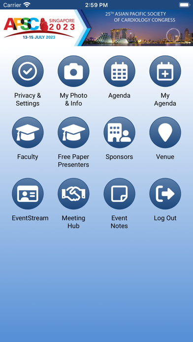 APSC 2023 Singapore Screenshot