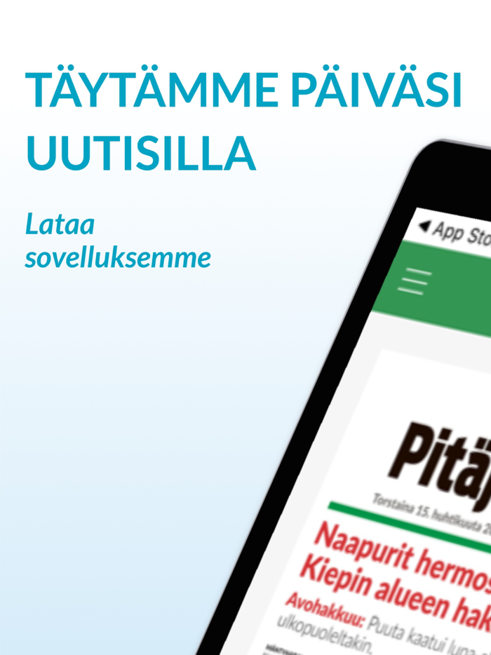 Pitäjänuutiset päivän lehti