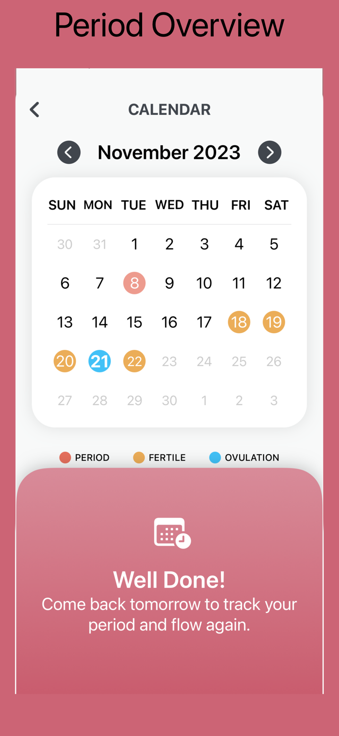 Period  Cycles Tracker