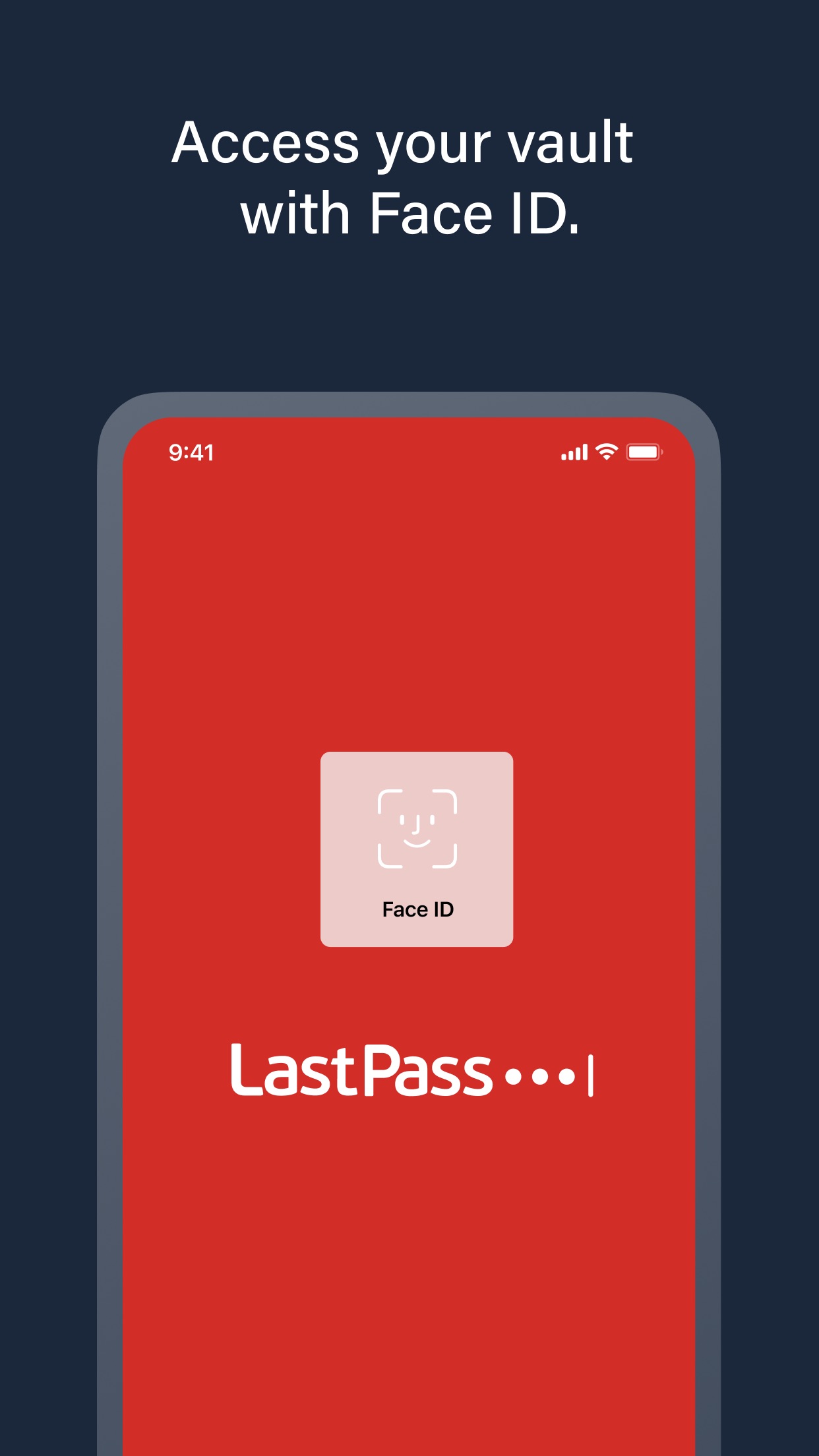 Screenshot do app LastPass Password Manager