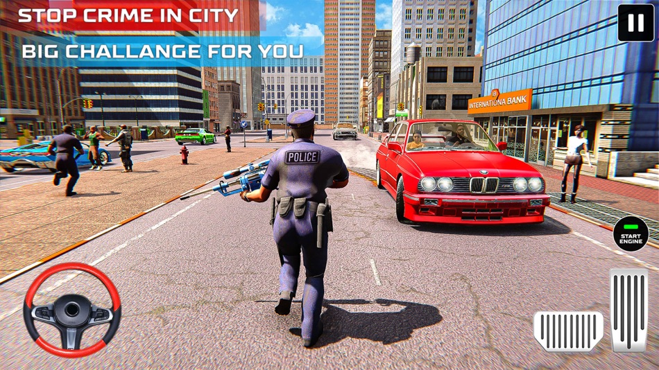 Police Chase Gangster Cop Game - 1.0 - (iOS)