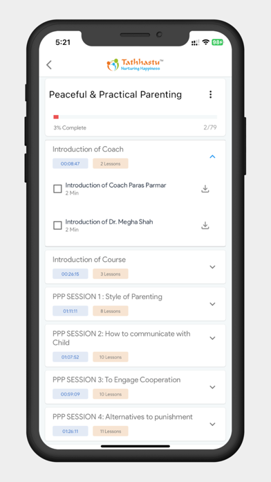 Tathhastu Life Learning App Screenshot