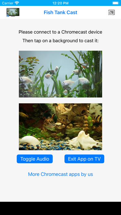 Screenshot #2 pour Fish Tank on TV for Chromecast