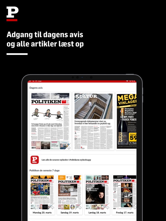 Screenshot #4 pour Politiken e-avis