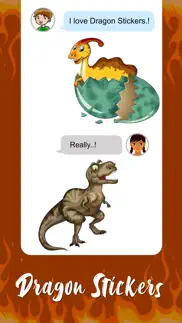 dragon adventure sticker pack iphone screenshot 2