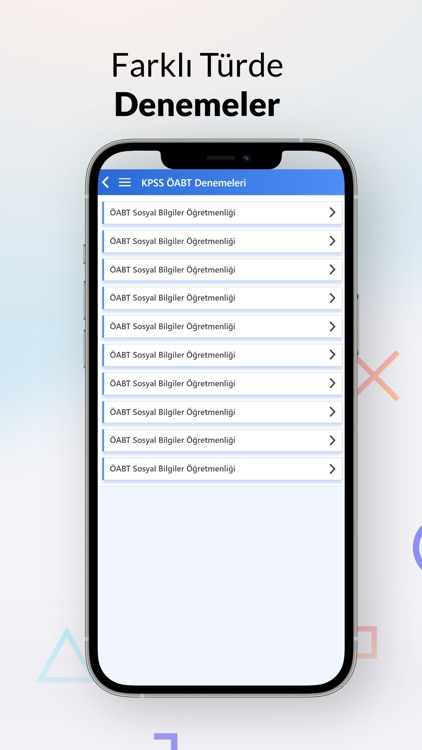 Kpss ÖABT Çıkmış Sorular