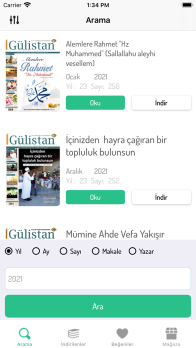 Gülistan Dergisi Screenshot