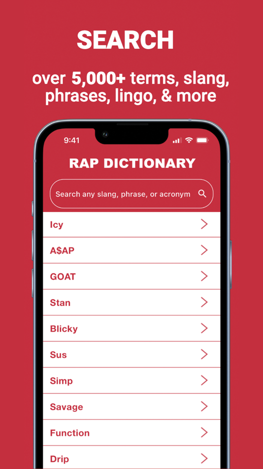 #4. Rap Dictionary (iOS) Podle: DailyRapFacts, LLC.