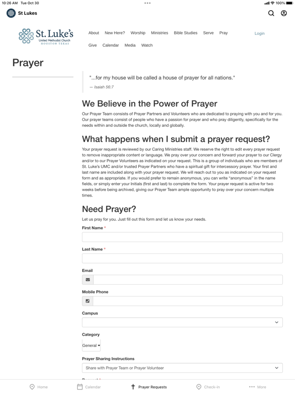 Screenshot #6 pour St. Luke's UMC Houston