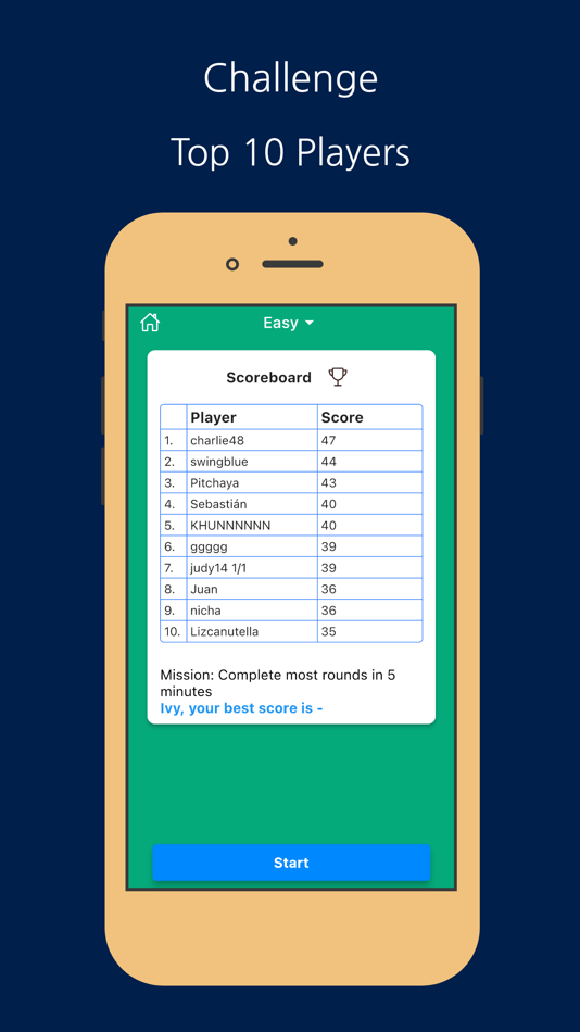 #5. Make 24 - Multiplayer Game (iOS) 由: Zillion Software