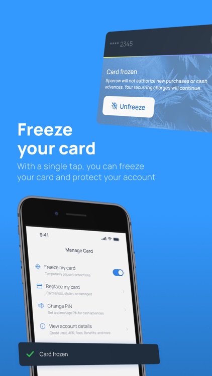 Sparrow Card App