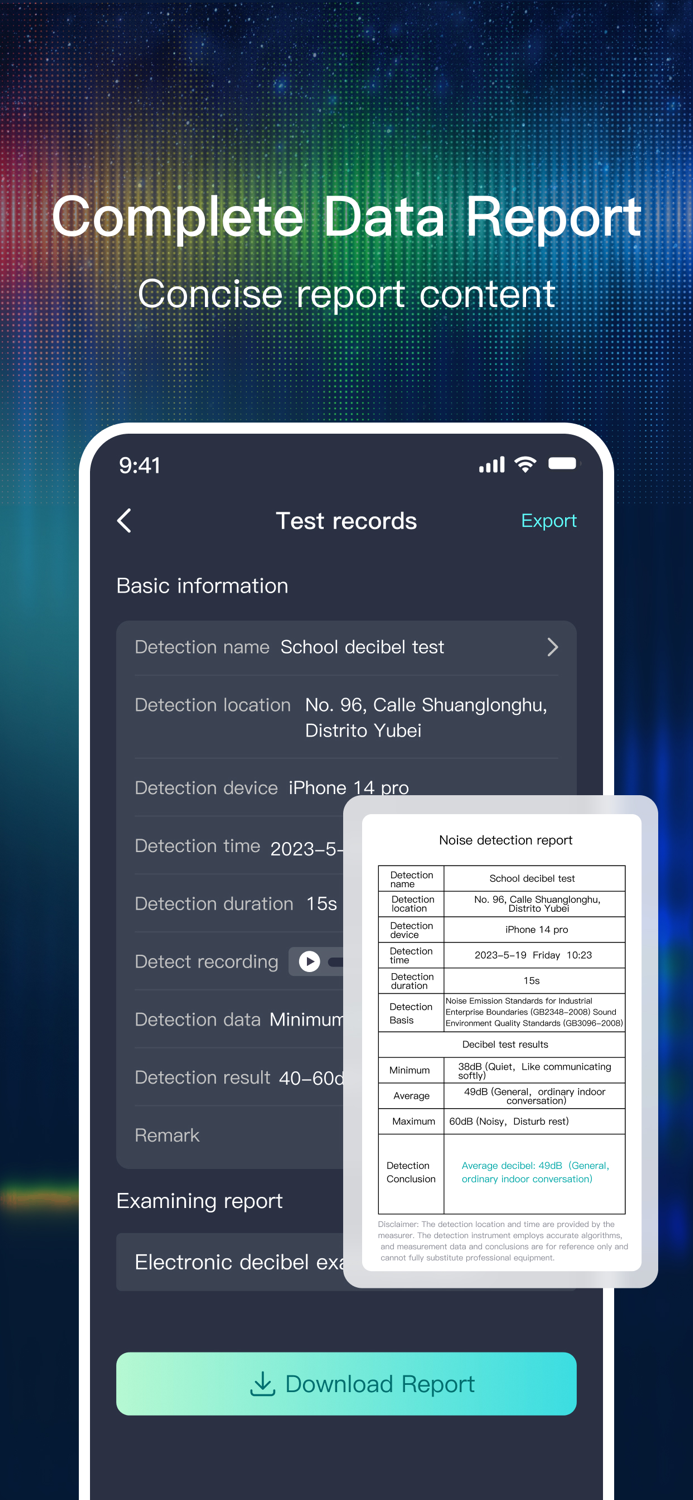 Decibel：Sound Meter