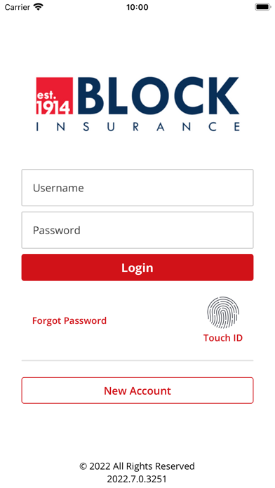 Block Insurance Mobile Screenshot