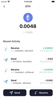 How to cancel & delete sender: blockchain wallet 2