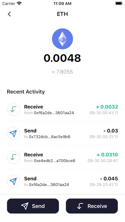 Sender: Blockchain Wallet screenshot-4