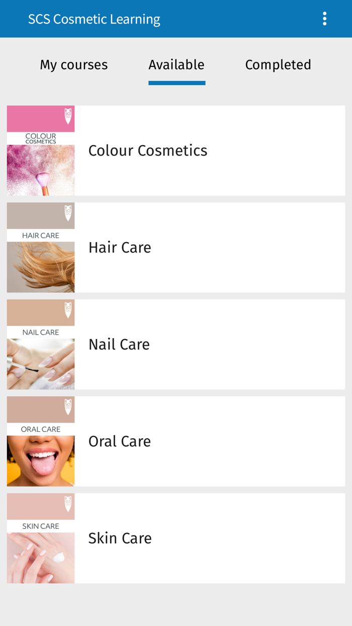 SCS Cosmetic Learning