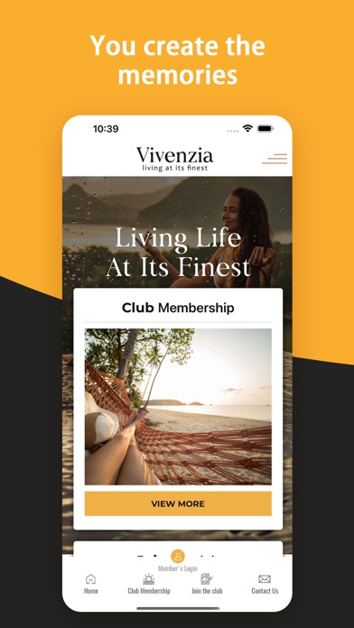 Vivenzia Vacation Club Screenshot