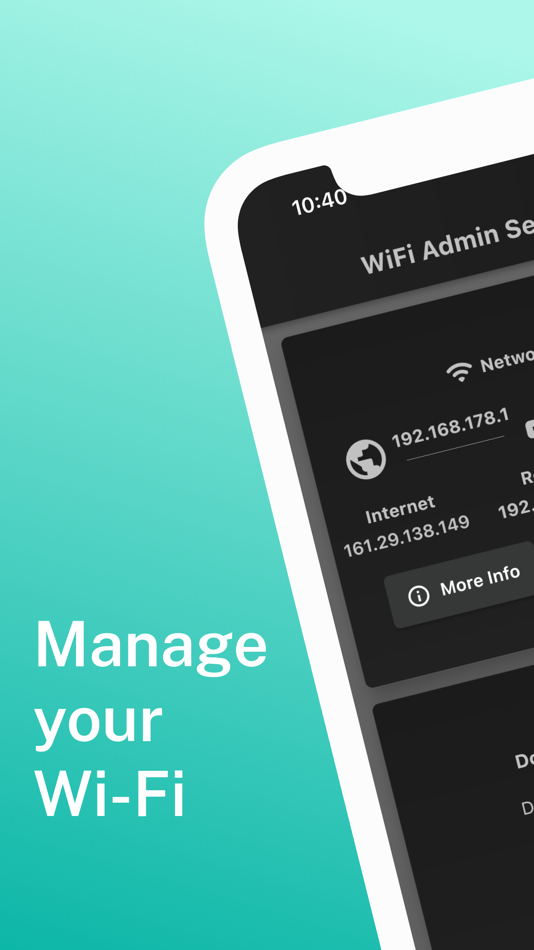 #1. WiFi Admin Settings (iOS) 由: Black Sheep Media Ltd