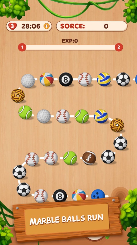 #4. Marble Balls Run (iOS) 由: MNMFUN