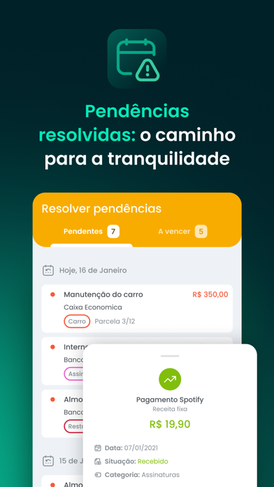 Contable - Finanças Pessoais Screenshot