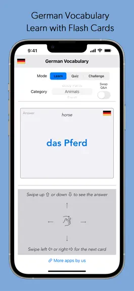 Game screenshot Learn - German Vocabulary apk