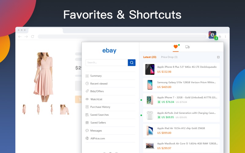 Screenshot #2 pour Shopping Assistant for eBay