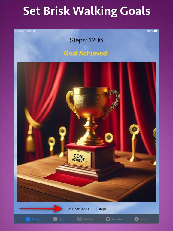 Screenshot #4 for Brisk Walking Tracker