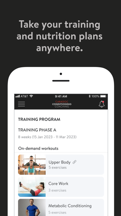 Caradoc Coaching Screenshot