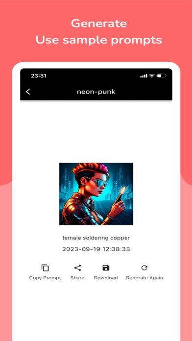 MagicAI - AI Image Generator iPhone screenshot