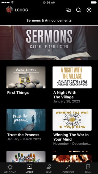 LaGrange First Church of God Screenshot