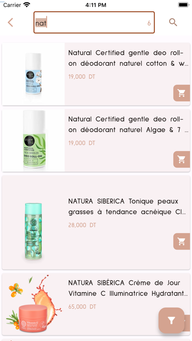 Natura Store Screenshot