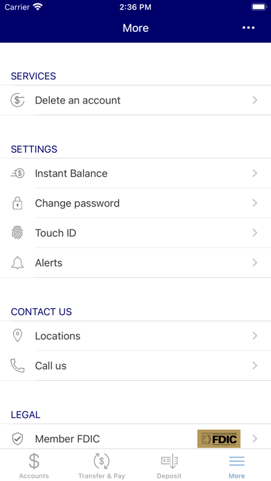 Farmers National Bank App Screenshot