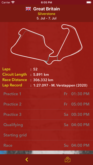 Race Calendar 2024 Screenshot
