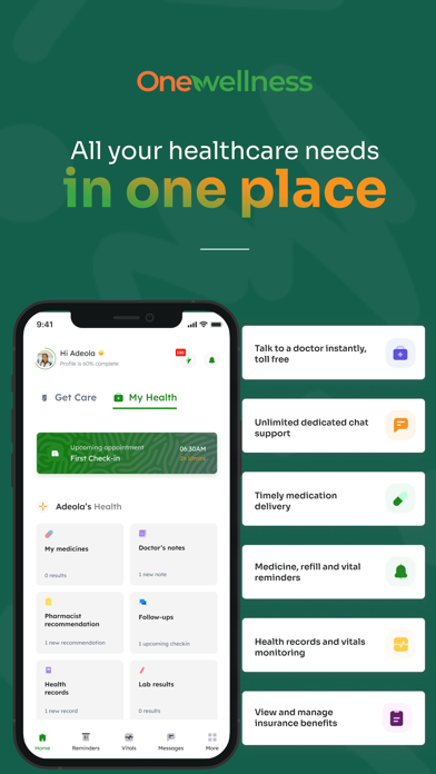 Onewellness: Health Partner Screenshot
