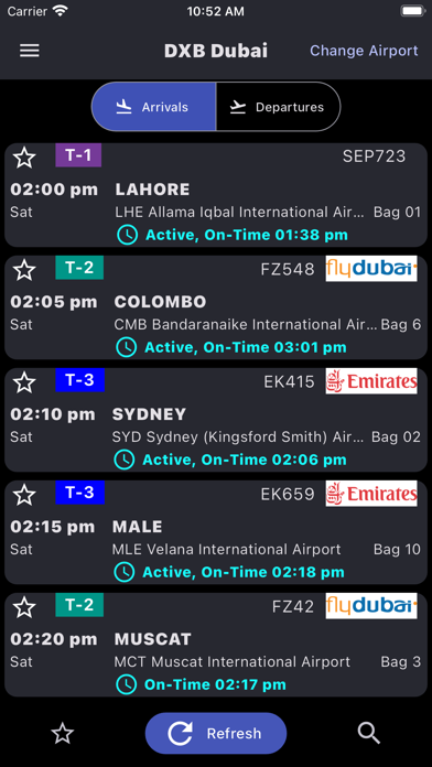 Screenshot #1 pour Dubai Airport: Flight Info