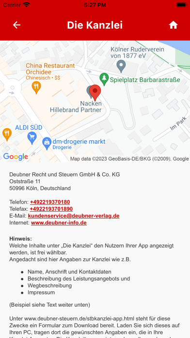 Meine Steuerberater-App Screenshot